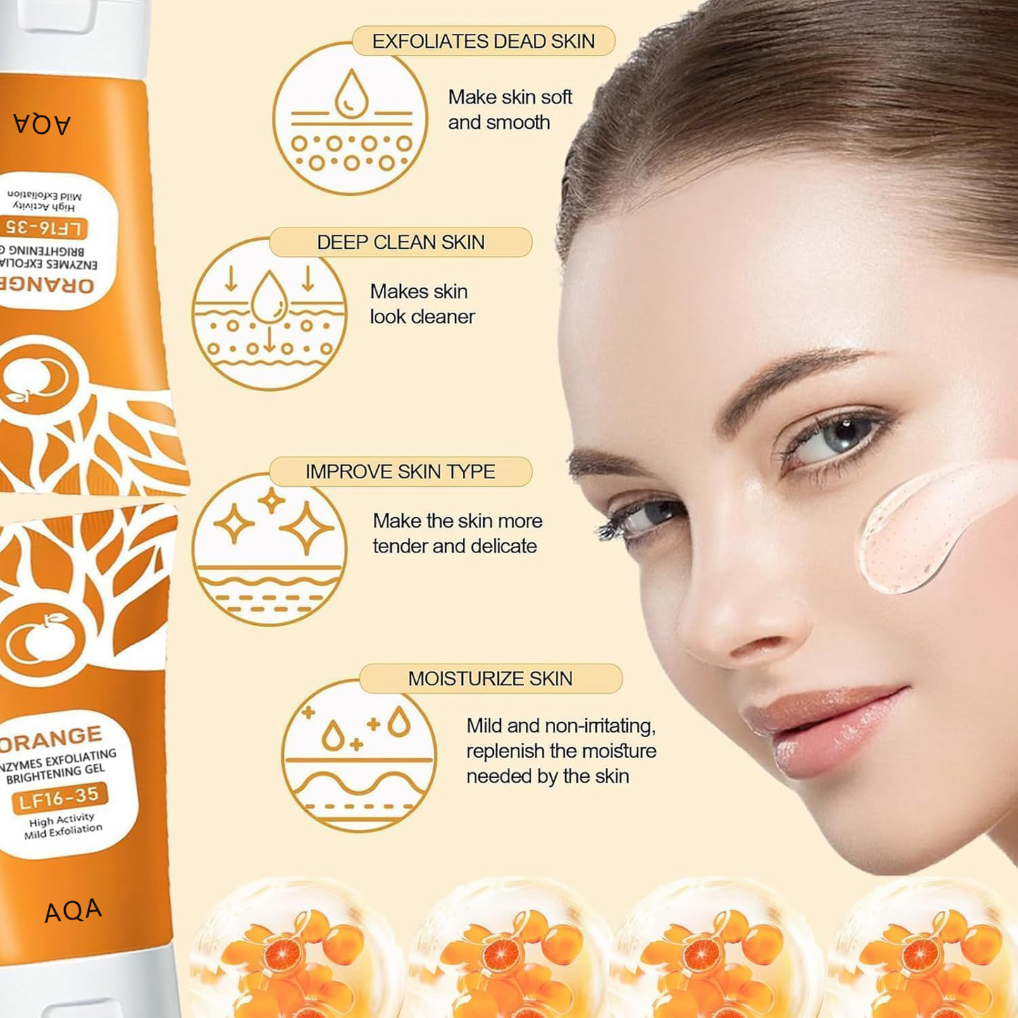 Buy 1 Get 1 FREE Today 🎁!  Say Goodbye to Dull, Rough Skin!🍊